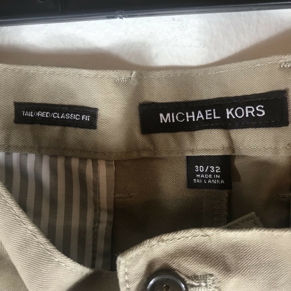 Michael Kors Mens 30x32 Tailored Classic Fit Pants - Picture 5 of 7